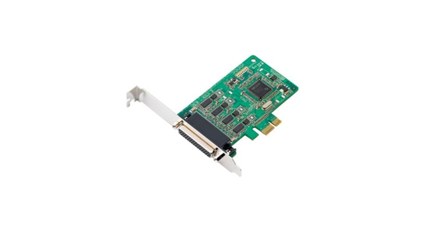 MOXA 4 Port PCIe RS232, RS422, RS485 Serial Card