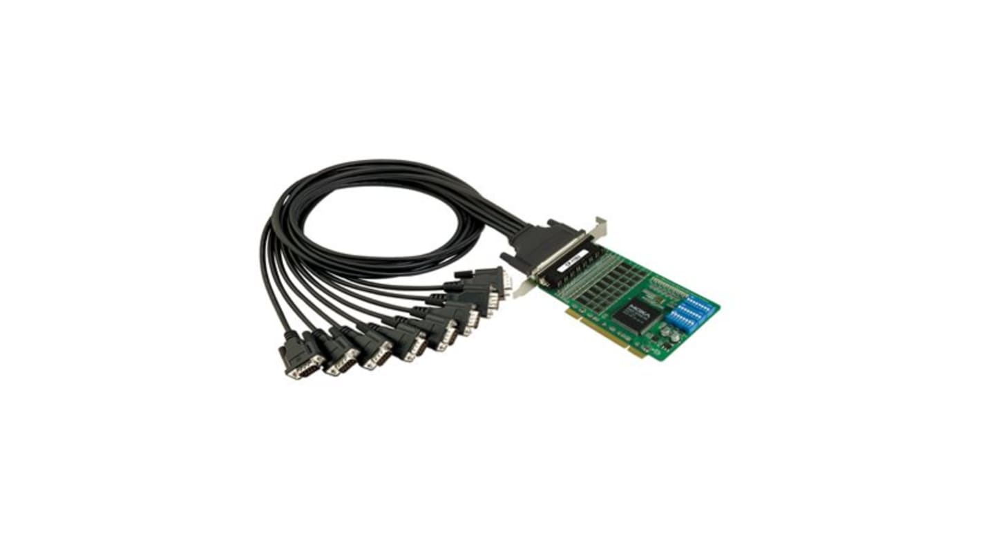 MOXA PCI Serielt kort Seriel, 8 Porte, RS232, RS422, RS485