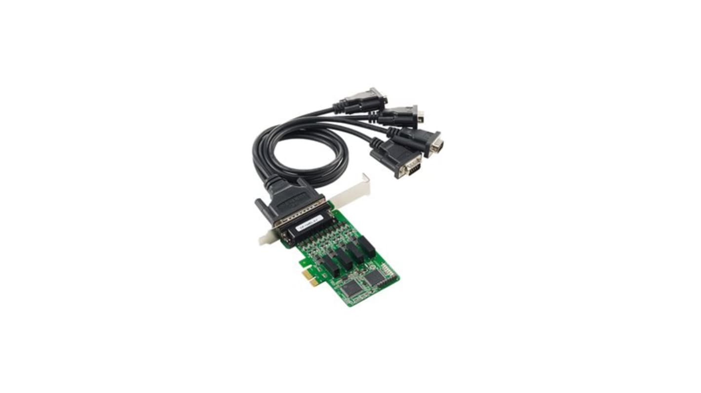 MOXA PCIe Serielt kort Seriel, RS422, RS-485 Porte, RS422, RS485