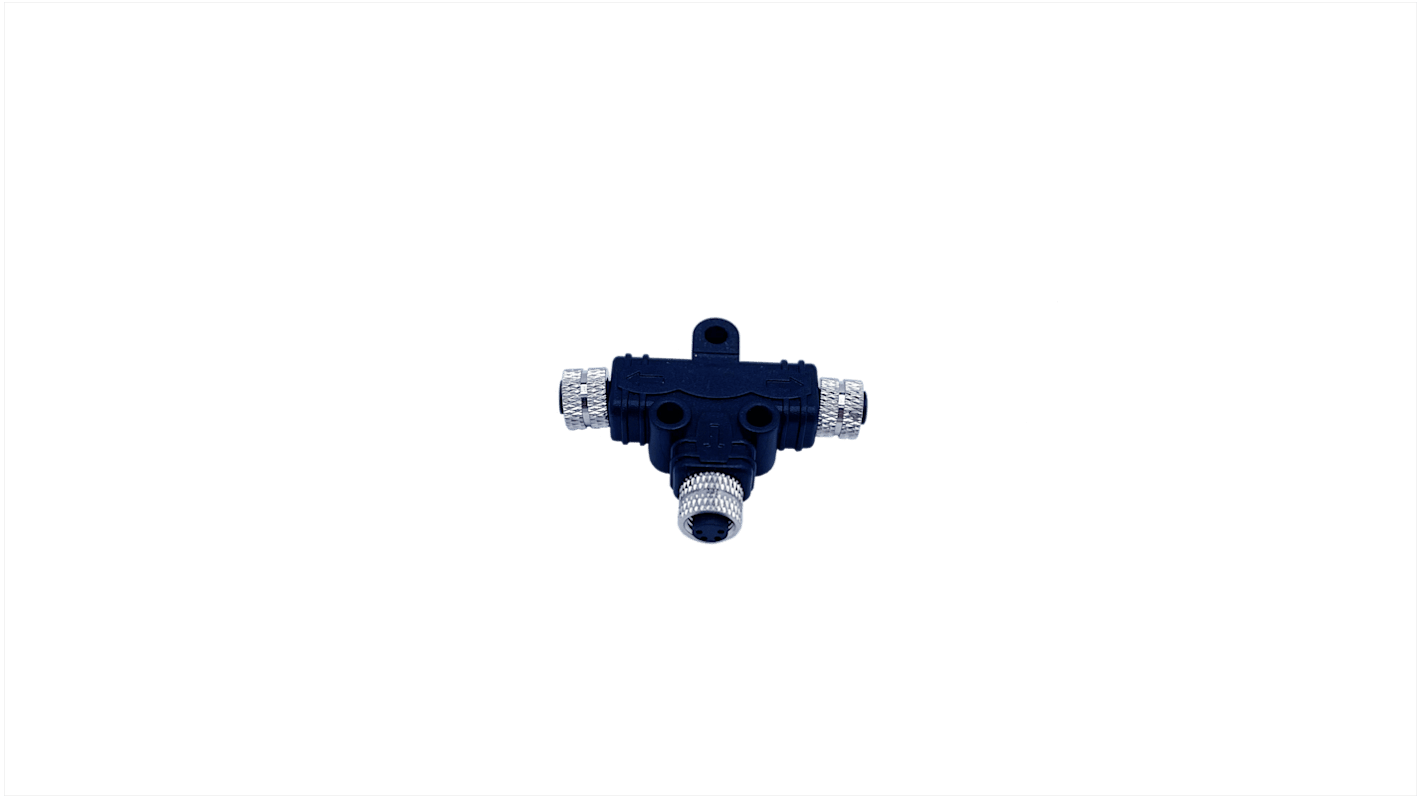 Körcsatlakozó adapter (4 érintkezős anya M12 → 4 érintkezős anya M12 (1)))