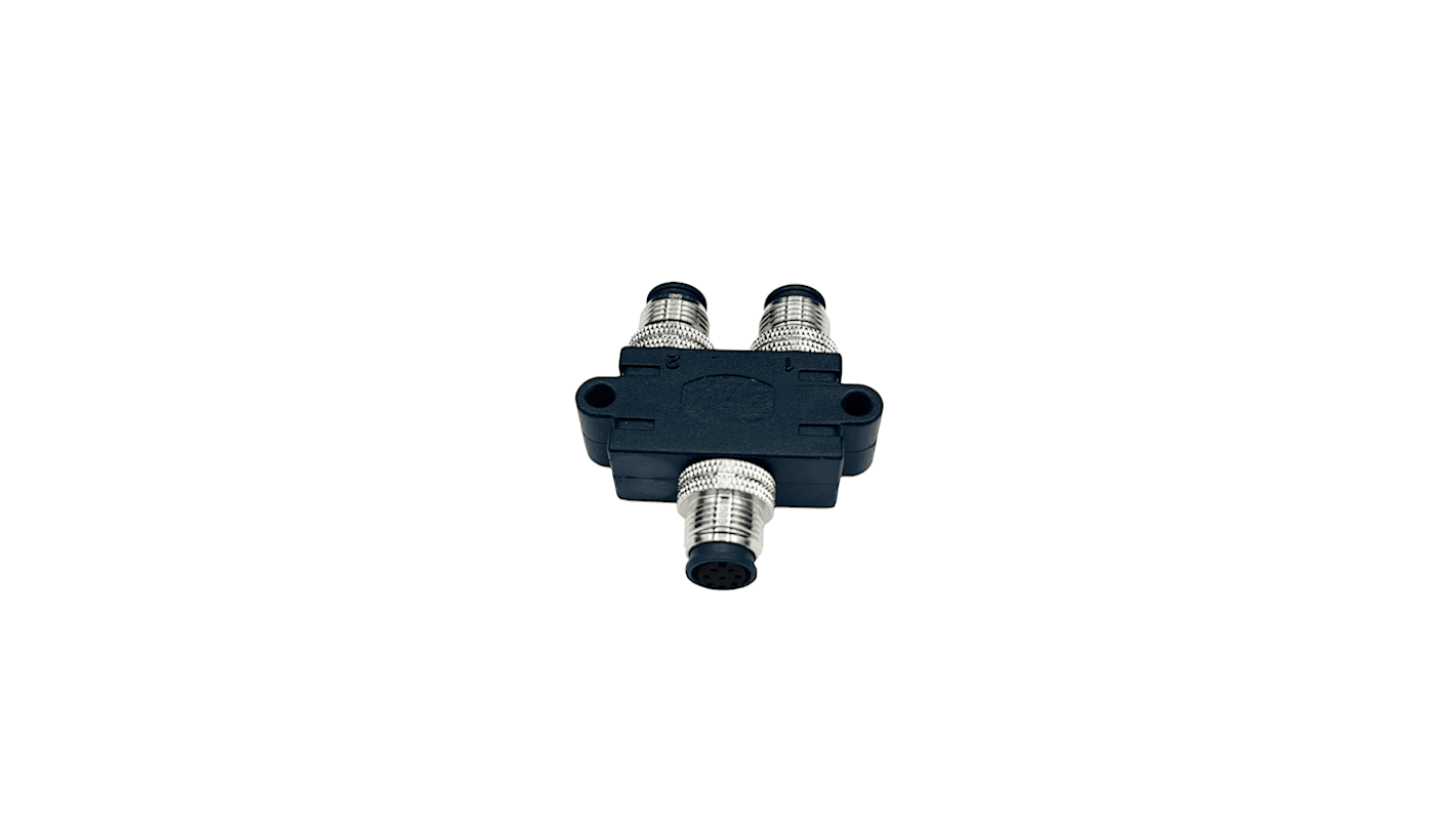 Adaptateur pour connecteur cylindrique Norcomp M12 femelle à 4 broches Simple M12 4 contacts Femelle