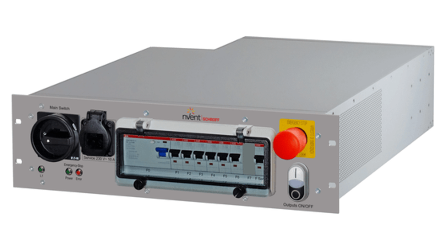 nVent SCHROFF Schuko 6 Gang Power Distribution Unit