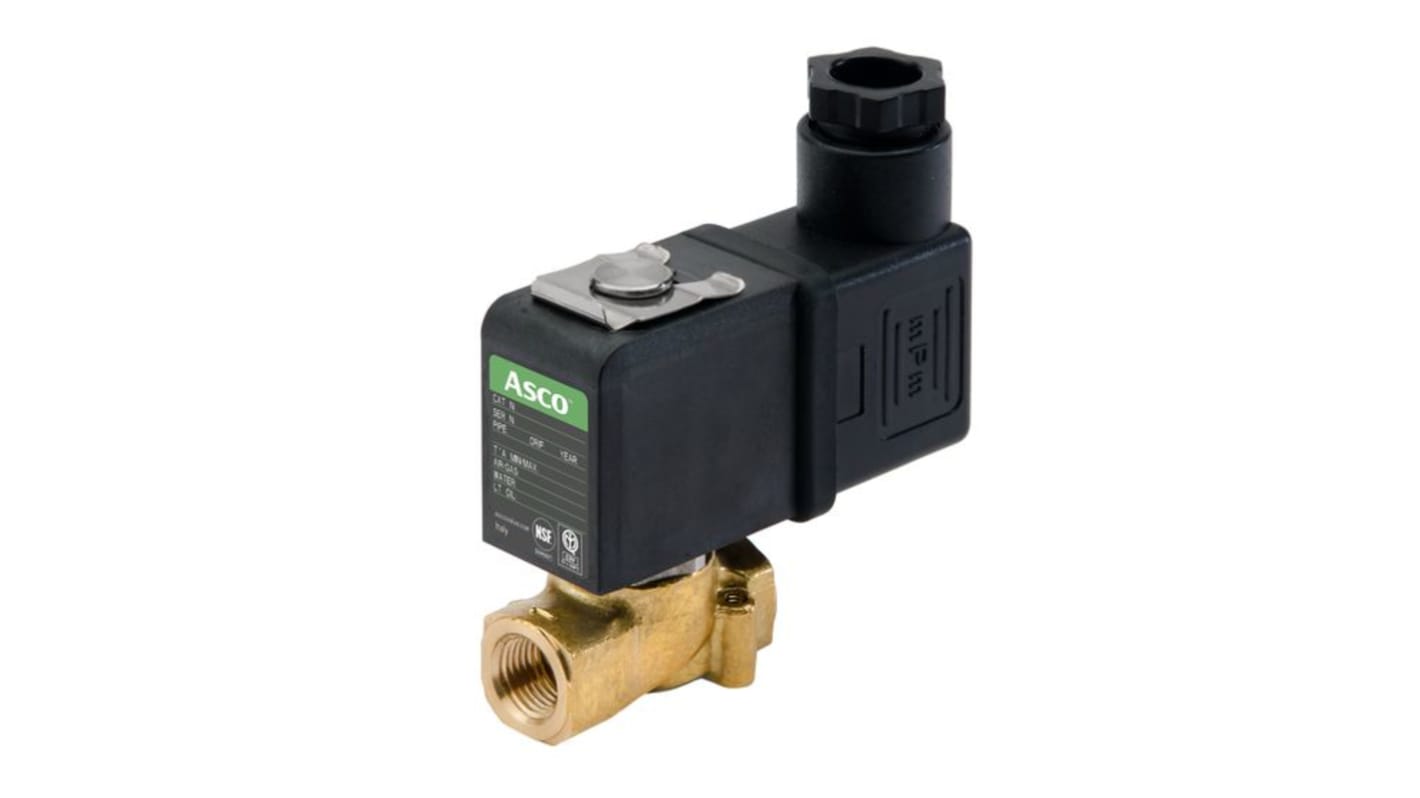 EMERSON – ASCO Solenoid Valve G256C121S1V00FH, 2 port(s) , 230 V, 1/4in