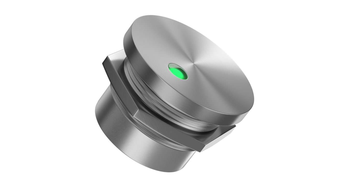 RS PRO Piezo-Schalter Natur 200mA SPST Flexibles Kabel Beleuchtet IP69 Schließer-Taster