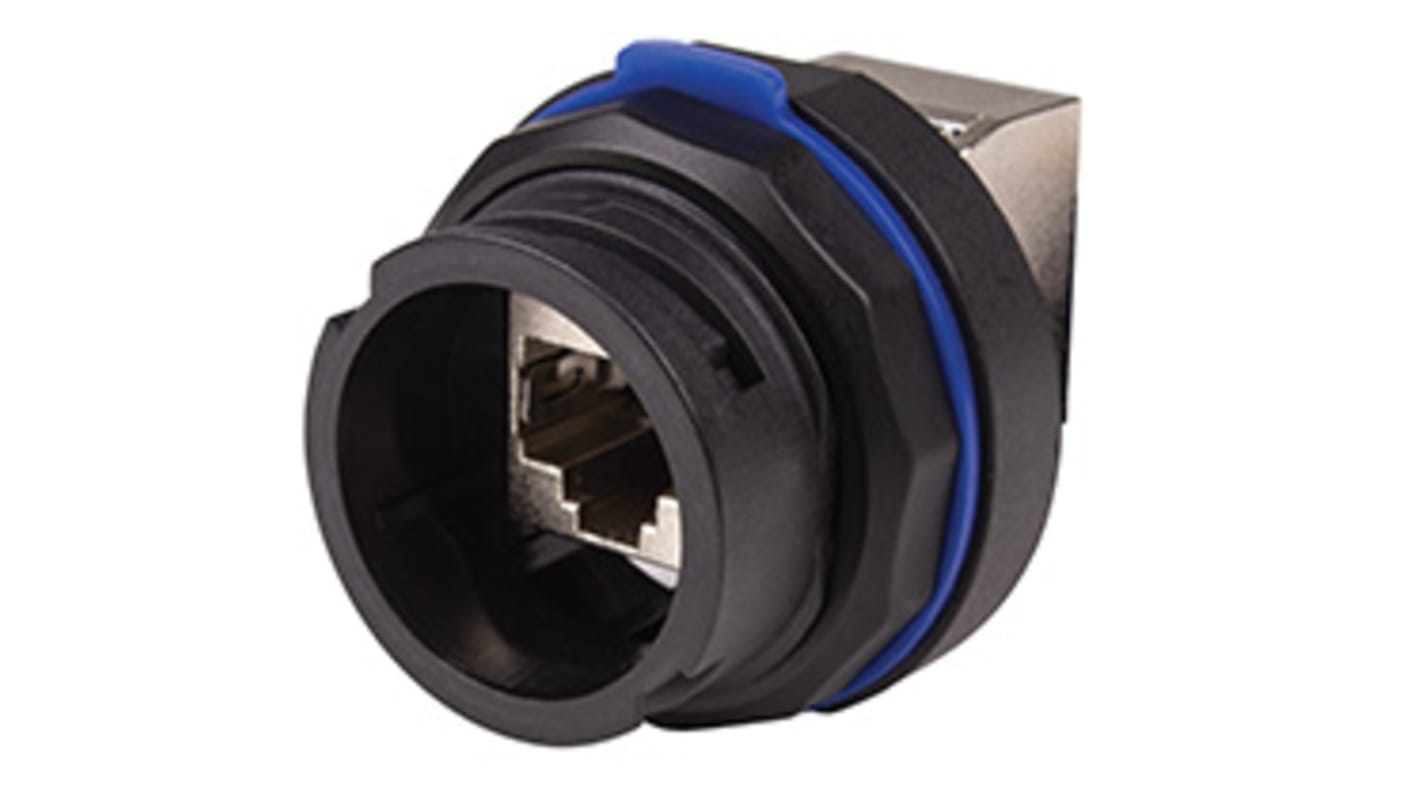 AXINDUS Female Ethernet Connector, Box Mount, Cat6a 1 Port 1 -Way