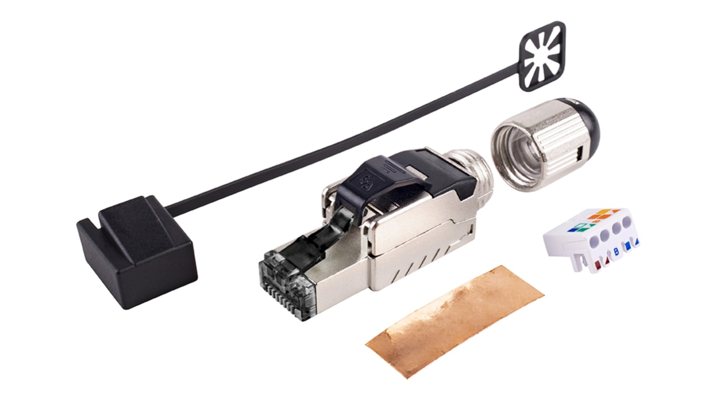 AXINDUS Ethernet csatlakozó (RJ45) Cat6a, Dugasz 1