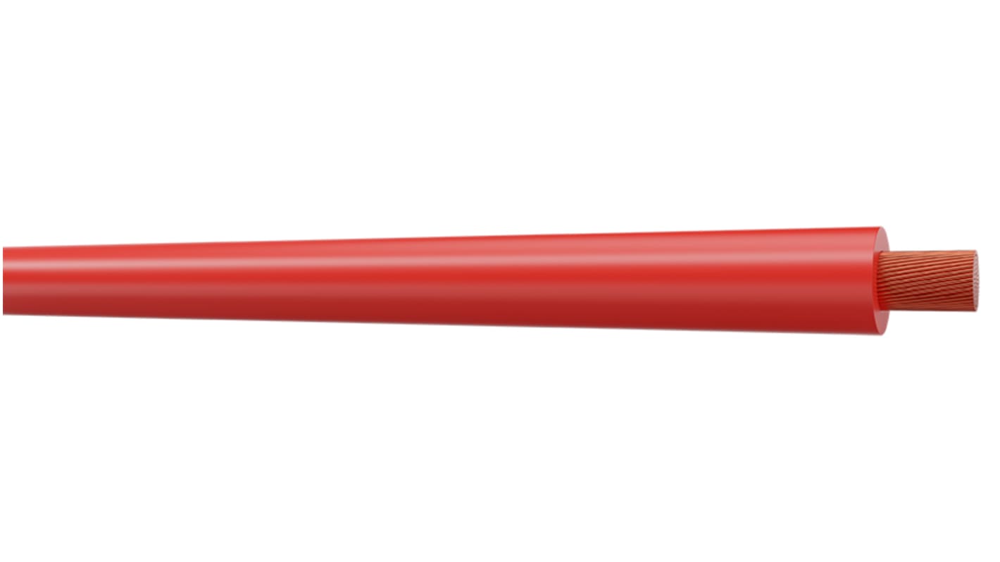 AXINDUS MN2XTREM Series Red 2.5 mm² Hook Up Wire, 12 AWG, 2.5 mm², 100m, Cross Linked Polyolefin Insulation