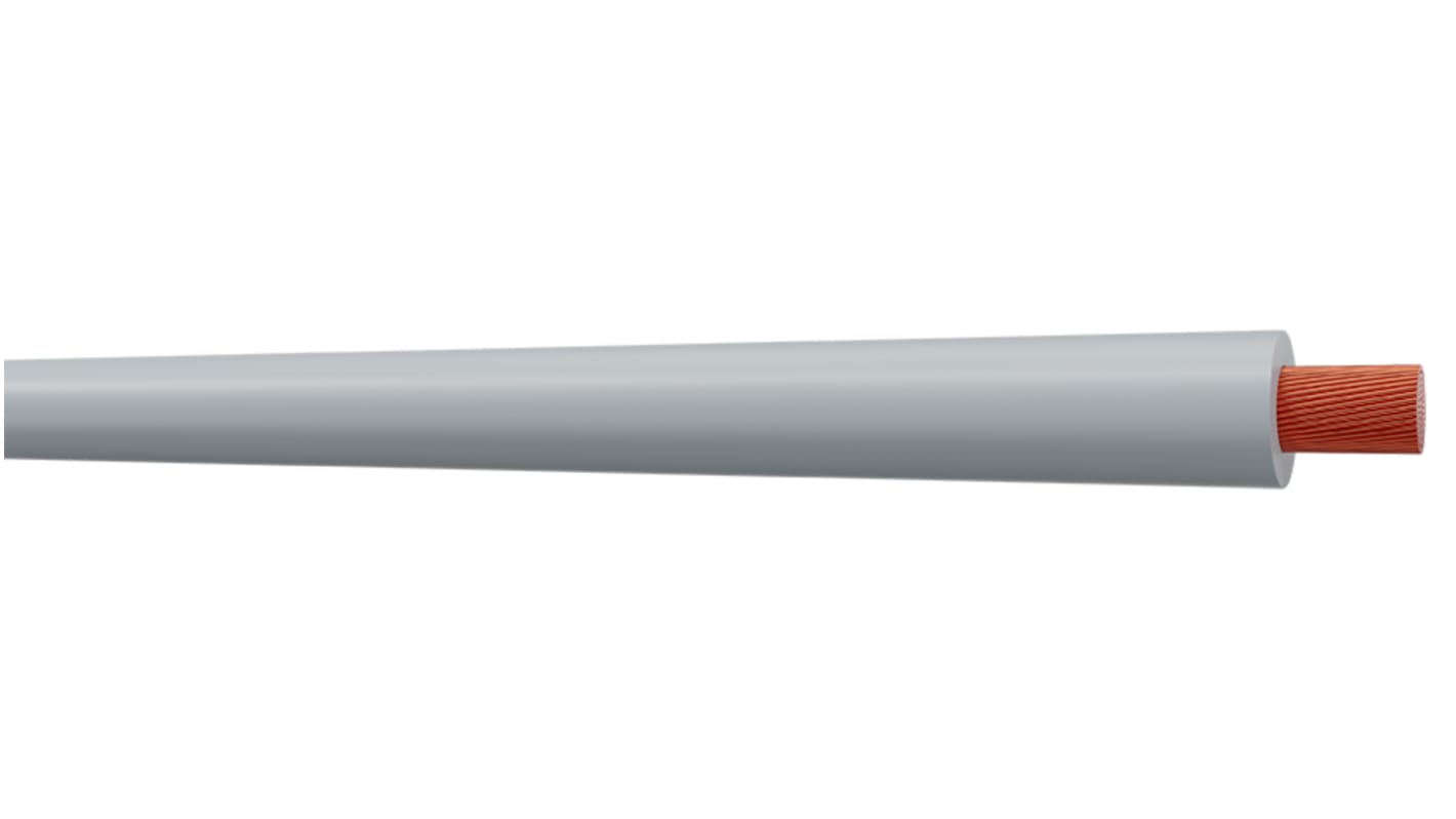 AXINDUS MN2XTREM Series Grey 4 mm² Hook Up Wire, 6 AWG, 4 mm², 100m, Cross Linked Polyolefin Insulation, MN2XT4G