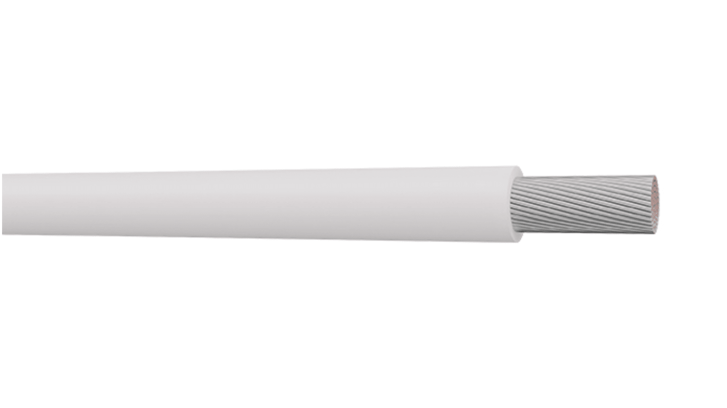 AXINDUS UL1007 Series White 0.6 mm² Hook Up Wire, 24 AWG, 305m, PVC Insulation, UL100724BL