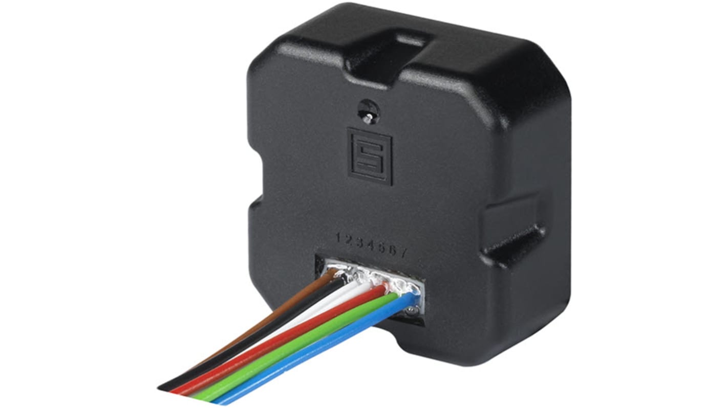 Schurter 带灯按钮开关, 面板安装, (开)-关操作, 黑色LED, 单刀单掷, IP67, 3-132-516系列