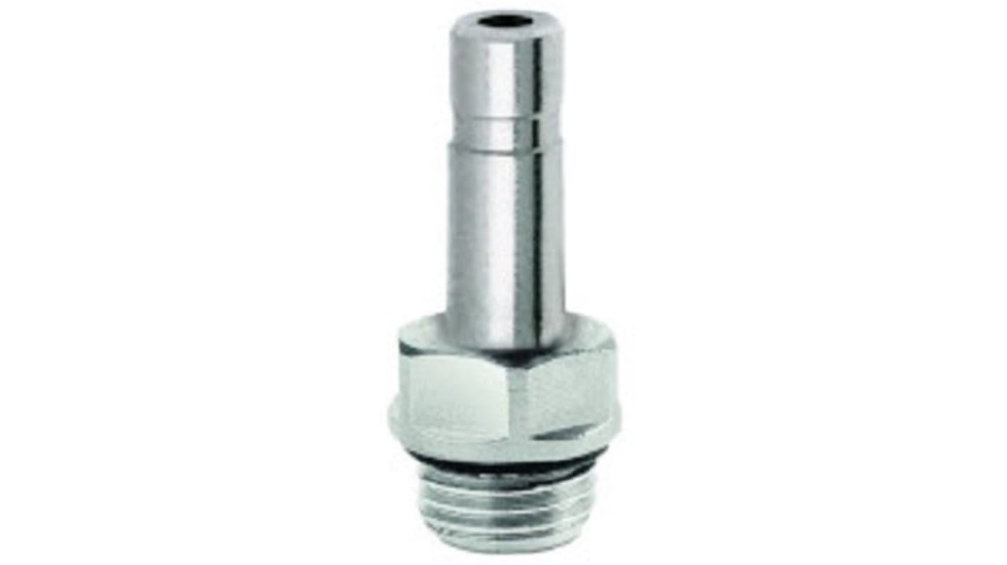 Norgren 螺纹直通气管接头, G 1/2 外螺纹转推入式12 mm, Rc 1/2 外螺纹进气, 推入式 12 mm出气, PNEUFIT 10系列