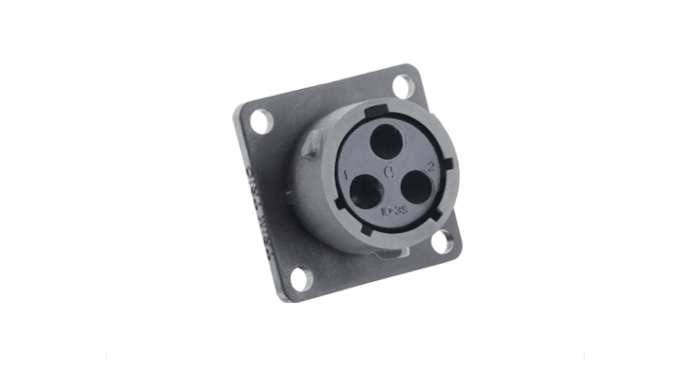 Souriau Sunbank by Eaton Circular Connector, 3 Contacts, Cable Mount, Socket