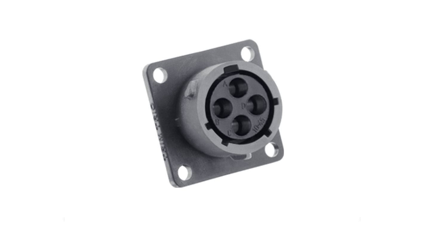 Souriau Sunbank by Eaton Circular Connector, 4 Contacts, Cable Mount, Socket