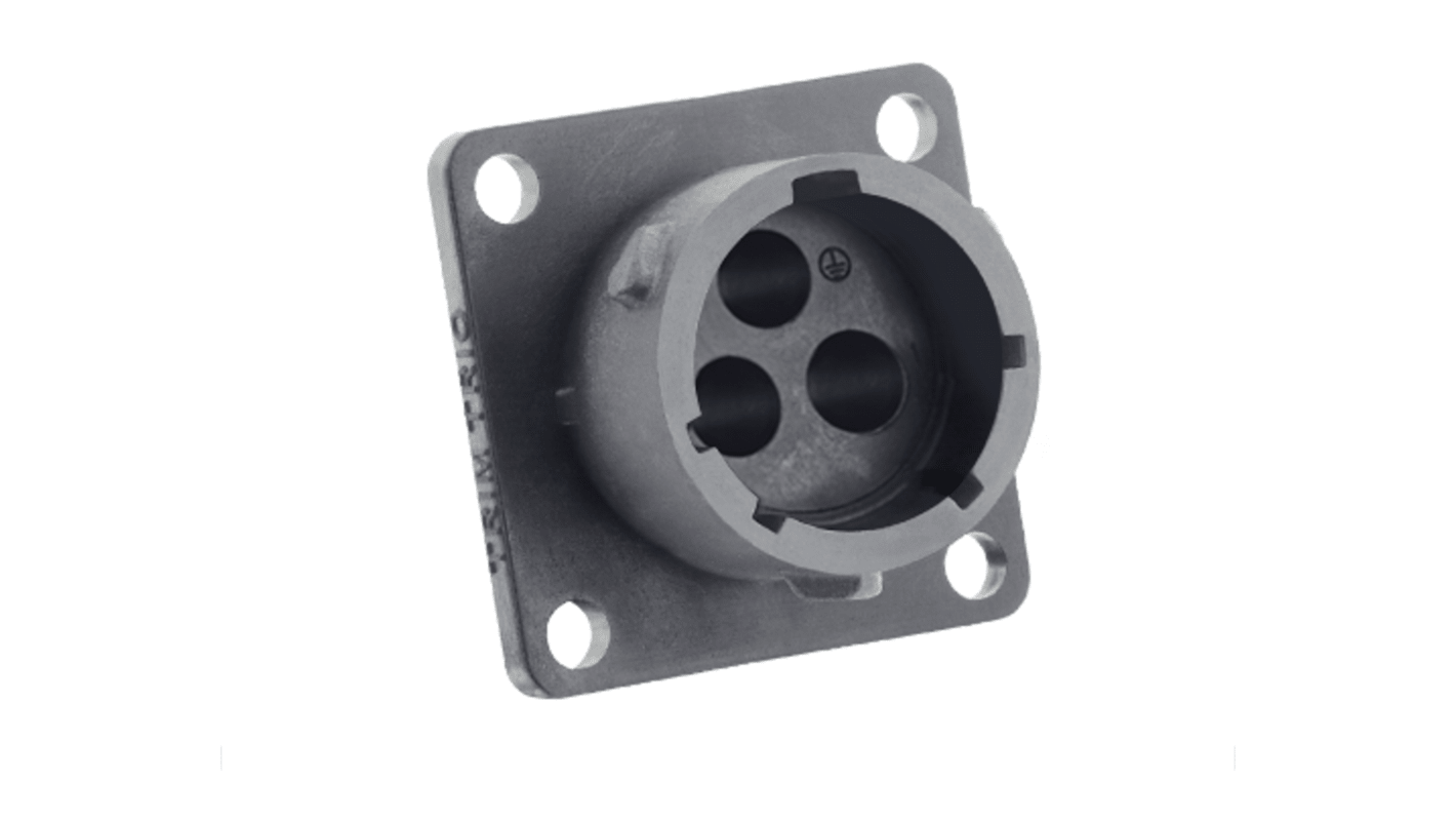 Souriau Sunbank by Eaton Circular Connector, 3 Contacts, Cable Mount, Socket