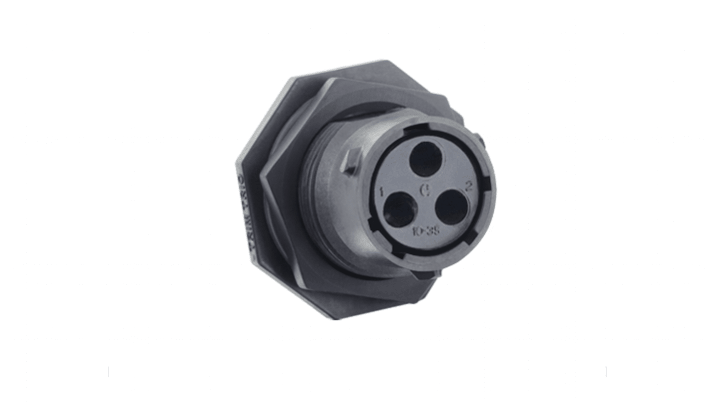 Souriau Sunbank by Eaton Circular Connector, 3 Contacts, Cable Mount, Socket