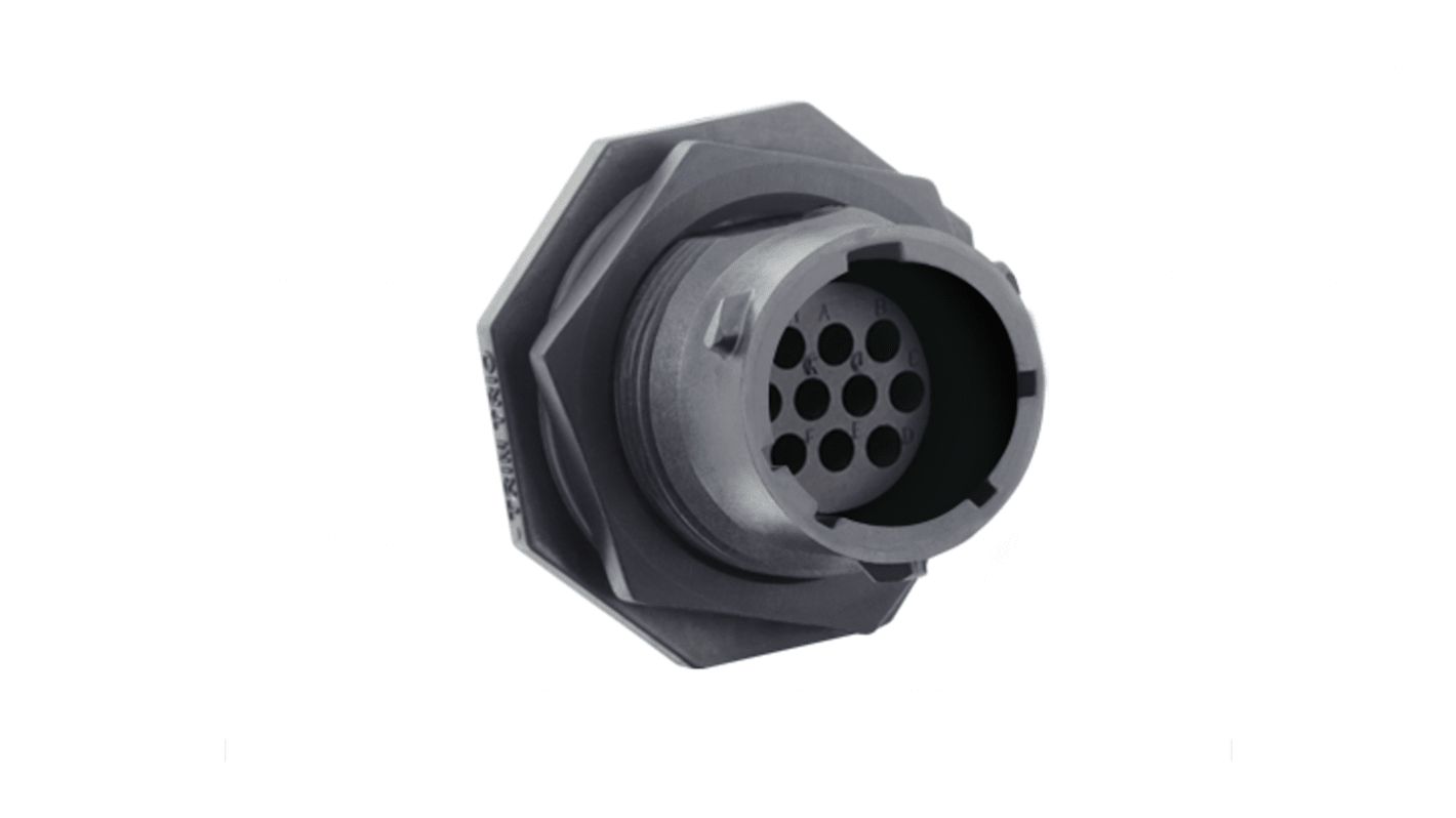Souriau Sunbank by Eaton Circular Connector, 10 Contacts, Cable Mount, Socket