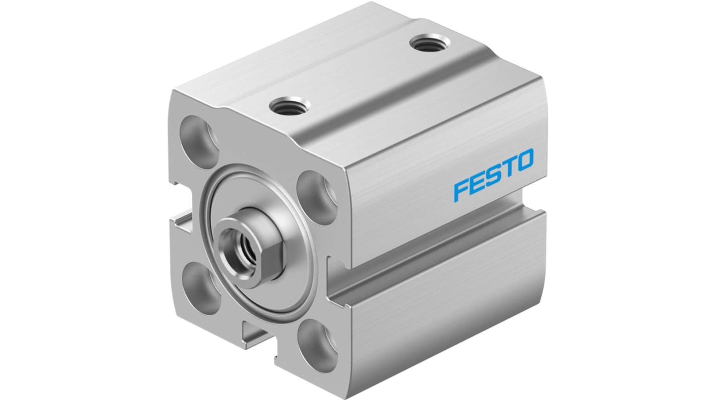 Festo Pneumatic Compact Cylinder - 8076323, 20mm Bore, 5mm Stroke, ADN-S Series, Double Acting