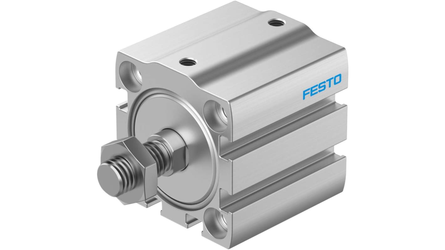 Festo Pneumatic Compact Cylinder - 8091457, 32mm Bore, 10mm Stroke, ADN-S Series, Double Acting