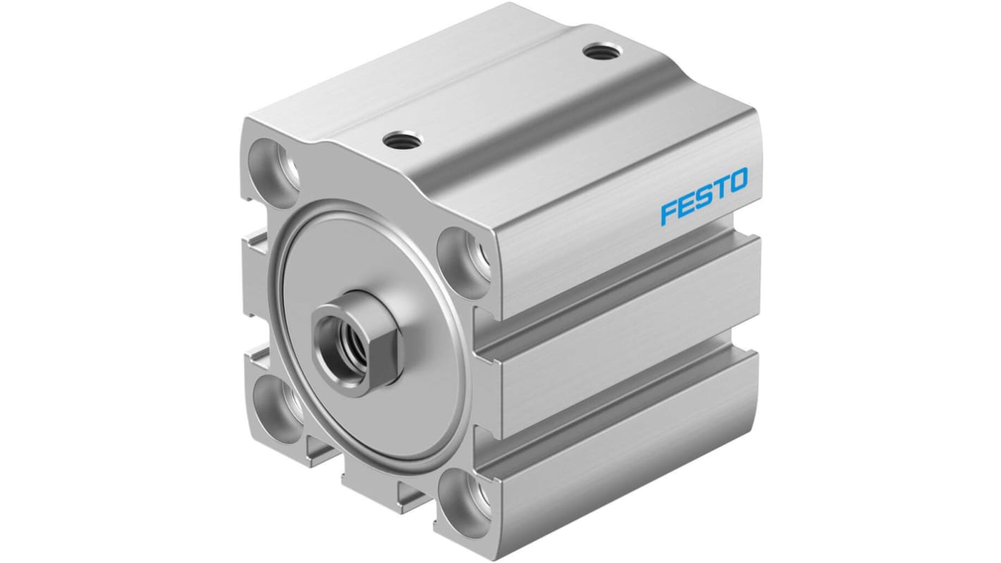 Festo Pneumatic Compact Cylinder - 8076373, 32mm Bore, 30mm Stroke, ADN-S Series, Double Acting