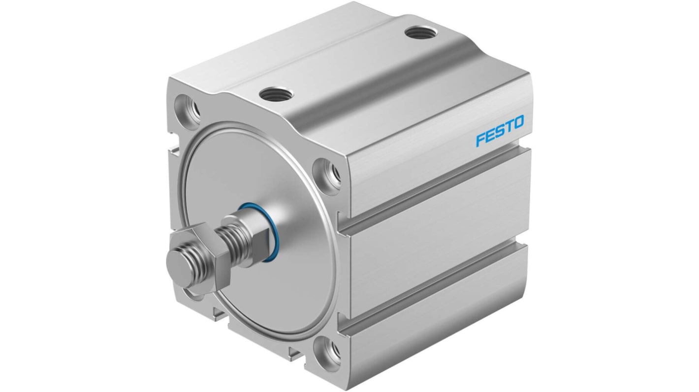 Cilindro pneumatico compatto Festo ADN-S 8092125, Doppio effetto, foro da 63mm, corsa 30mm