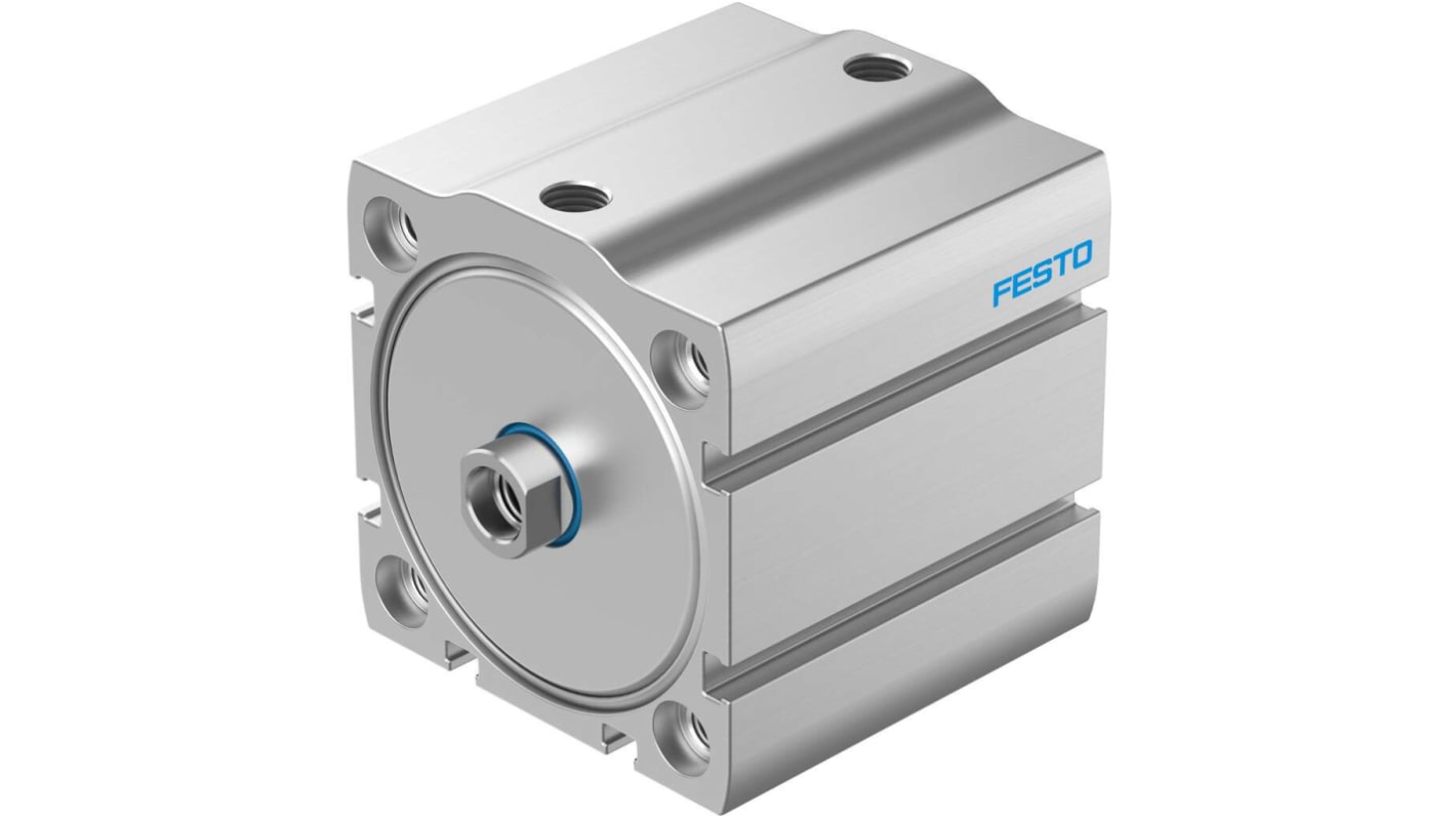 Cilindro pneumatico compatto Festo ADN-S 5132663, Doppio effetto, foro da 63mm, corsa 5mm