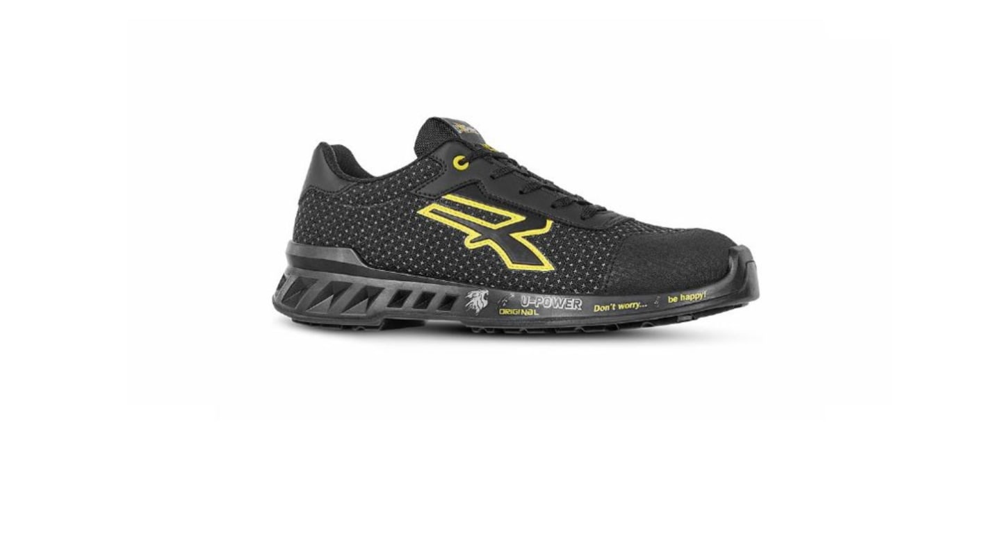 Scarpe sportive antinfortunistiche UPower MATT, , Unisex tg. 44, col. Nero, con puntale di sicurezza