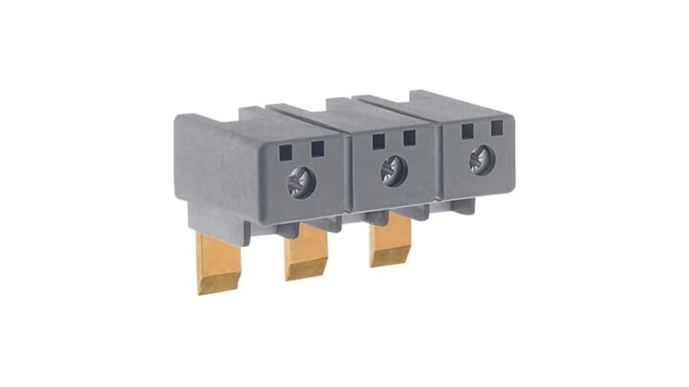 ABB Accessories A-Line < 100A Terminal Block for use with A50, A63, A75, AE50, AE63, AE75, AX50, AX65, AX80