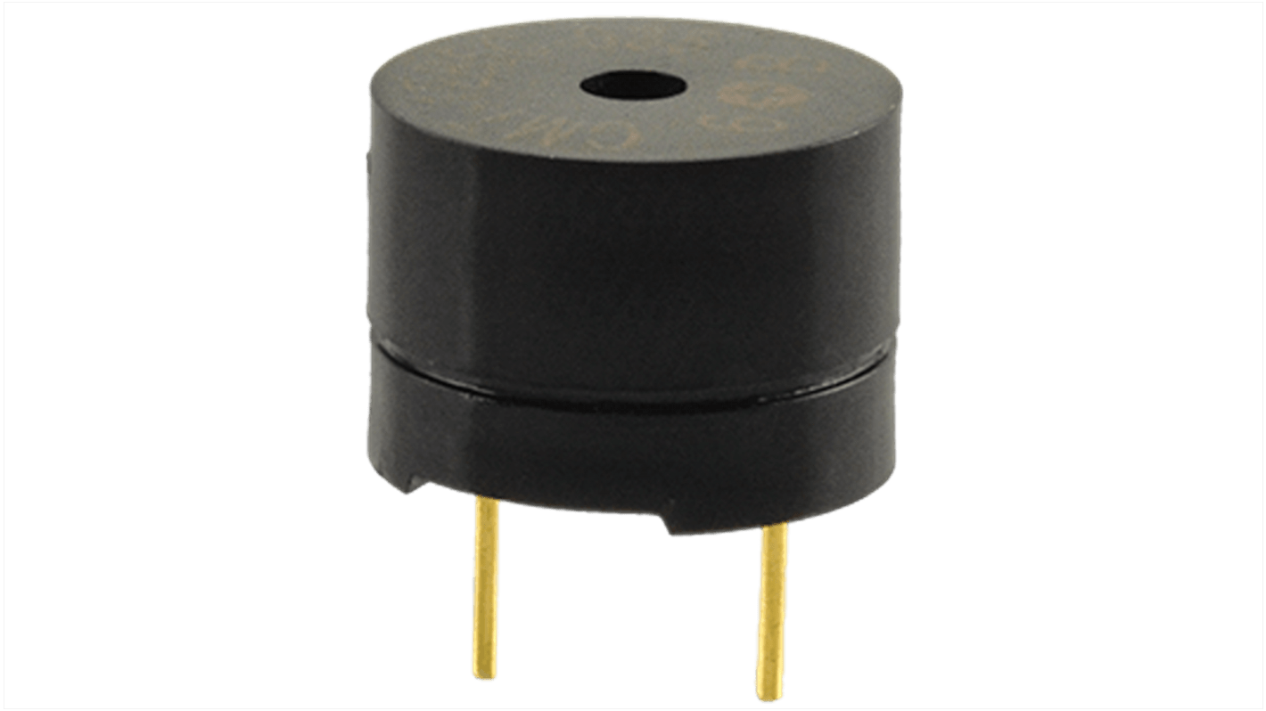 CUI Devices 91dB Through Hole External Magnetic Buzzer, 3.5V dc Min, 5V dc Max