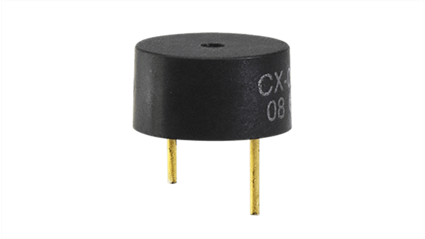 CUI Devices Magnetischer Buzzer, 80dB, Durchsteckmontage, 4V dc→7V dc, Intern