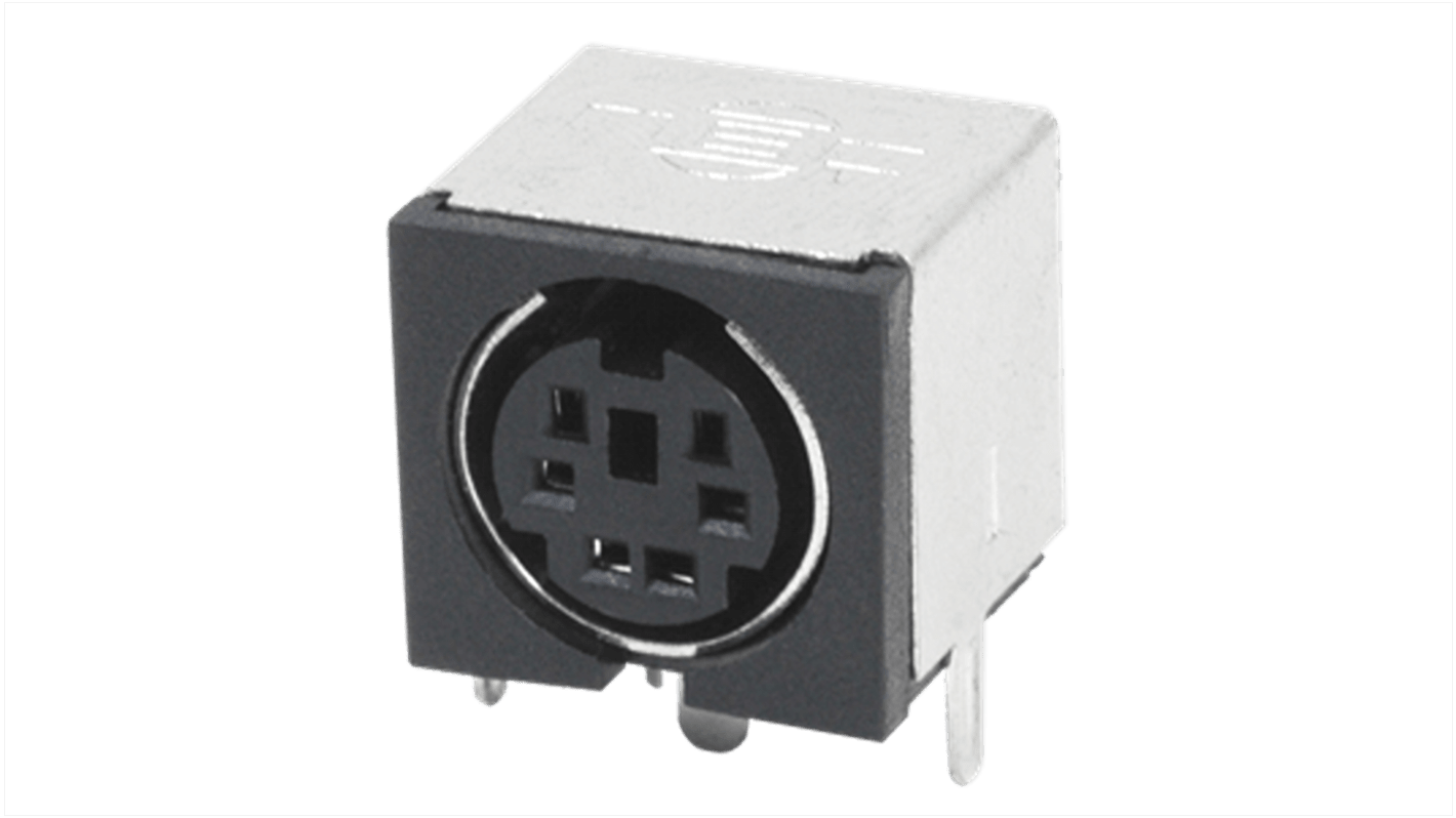 CUI Devices 3 Pole Din, Female, Through Hole