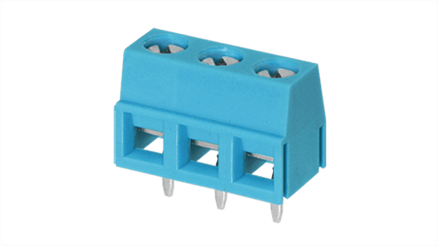 CUI Devices PCB Terminal Block, 2-Contact, 5.08mm Pitch, Screw Mount