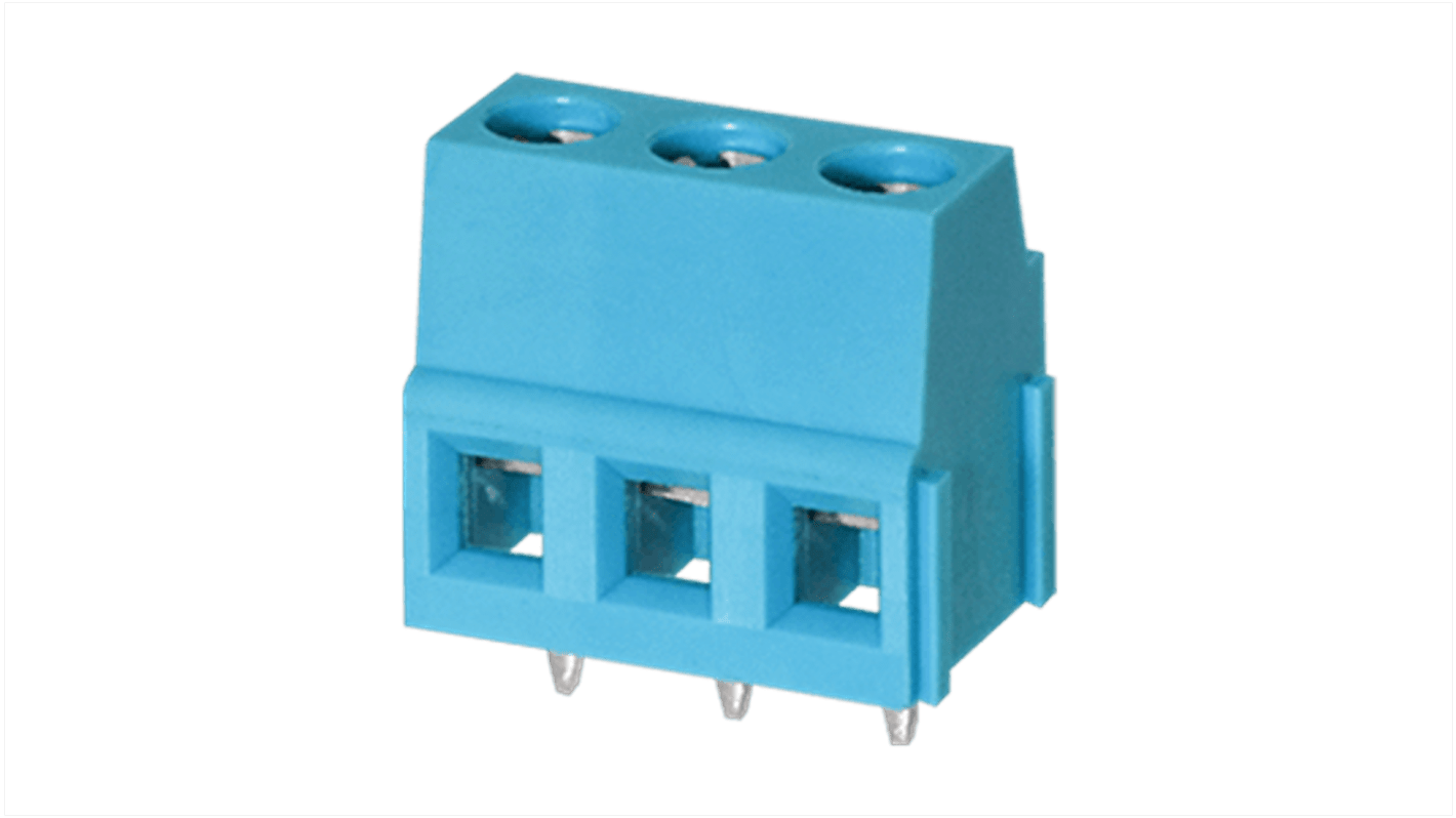 Same Sky PCB Terminal Block, 3-Contact, 5.08mm Pitch, PCB Mount