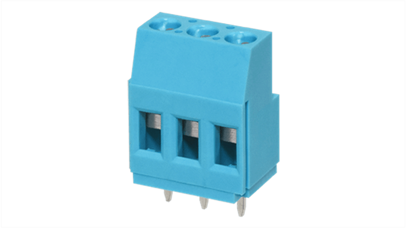 Same Sky PCB Terminal Block, 2-Contact, 5.08mm Pitch, Screw Mount