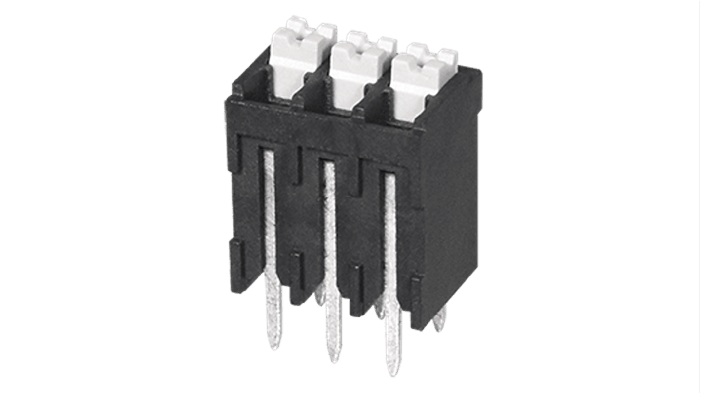 CUI Devices PCB Terminal Block, 6-Contact, 3.5mm Pitch, Screw Mount