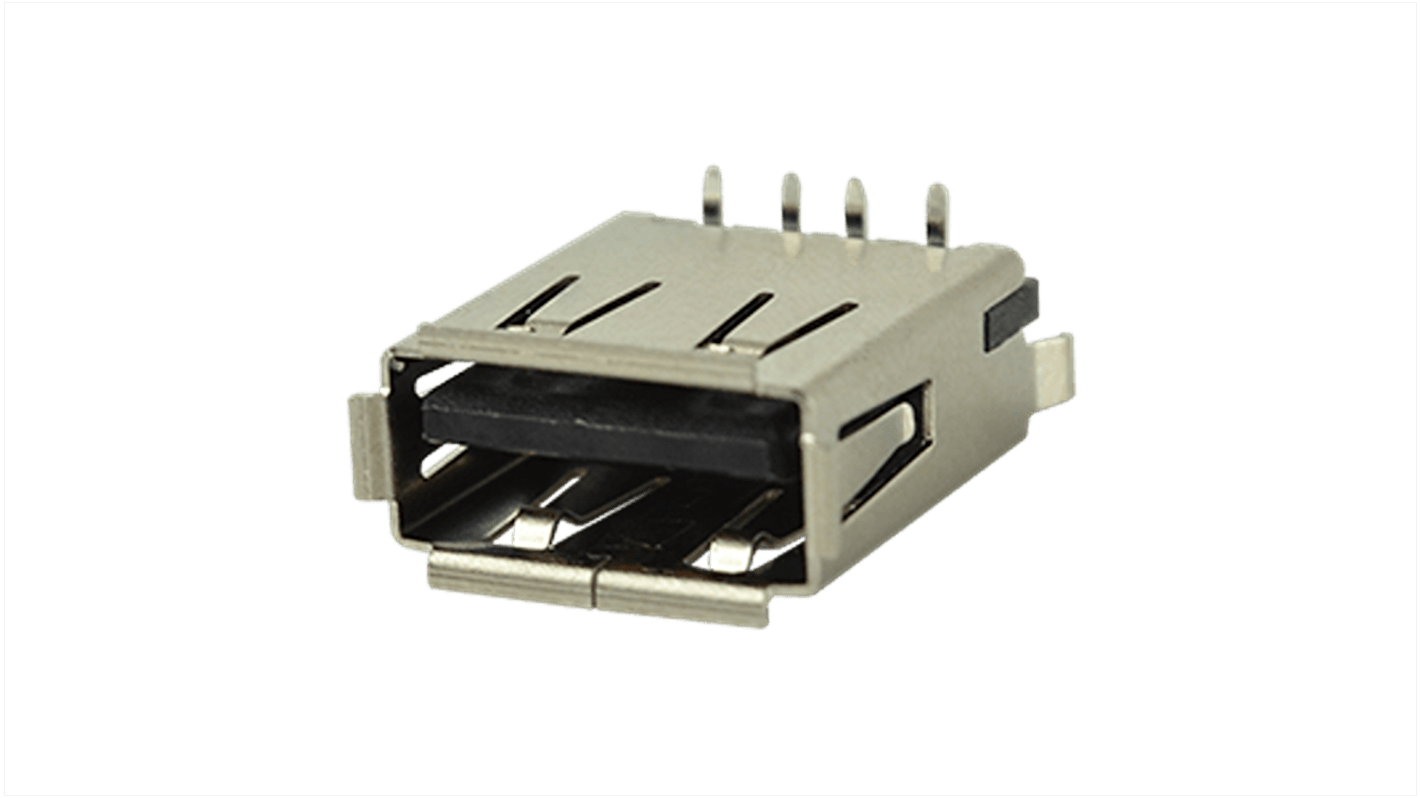 Same Sky Horizontal, SMT Type Standard A type 2 USB Connector