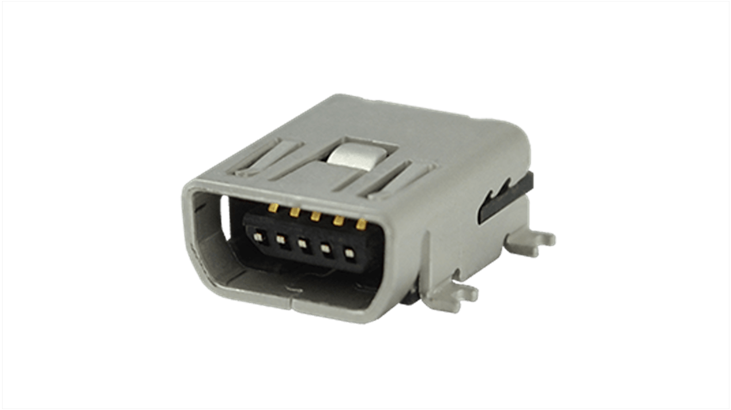 Same Sky Type-Mini AB Type, USB2.0 USBコネクタ, 表面実装