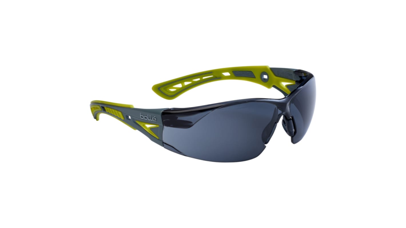 Bolle Safety Schutzbrille Linse Rauch, kratzfest,