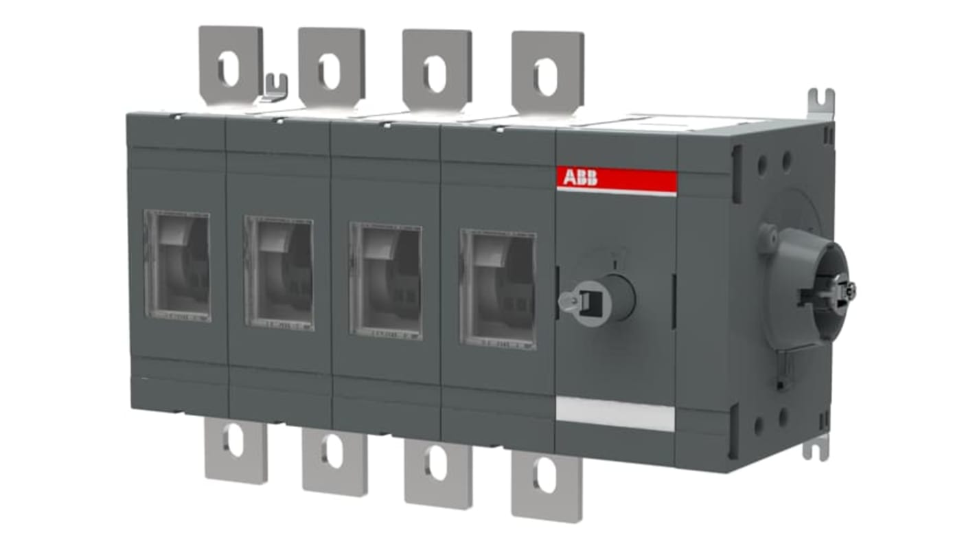 ABB Switch Disconnector, 4 Pole, 630A Max Current, 630A Fuse Current