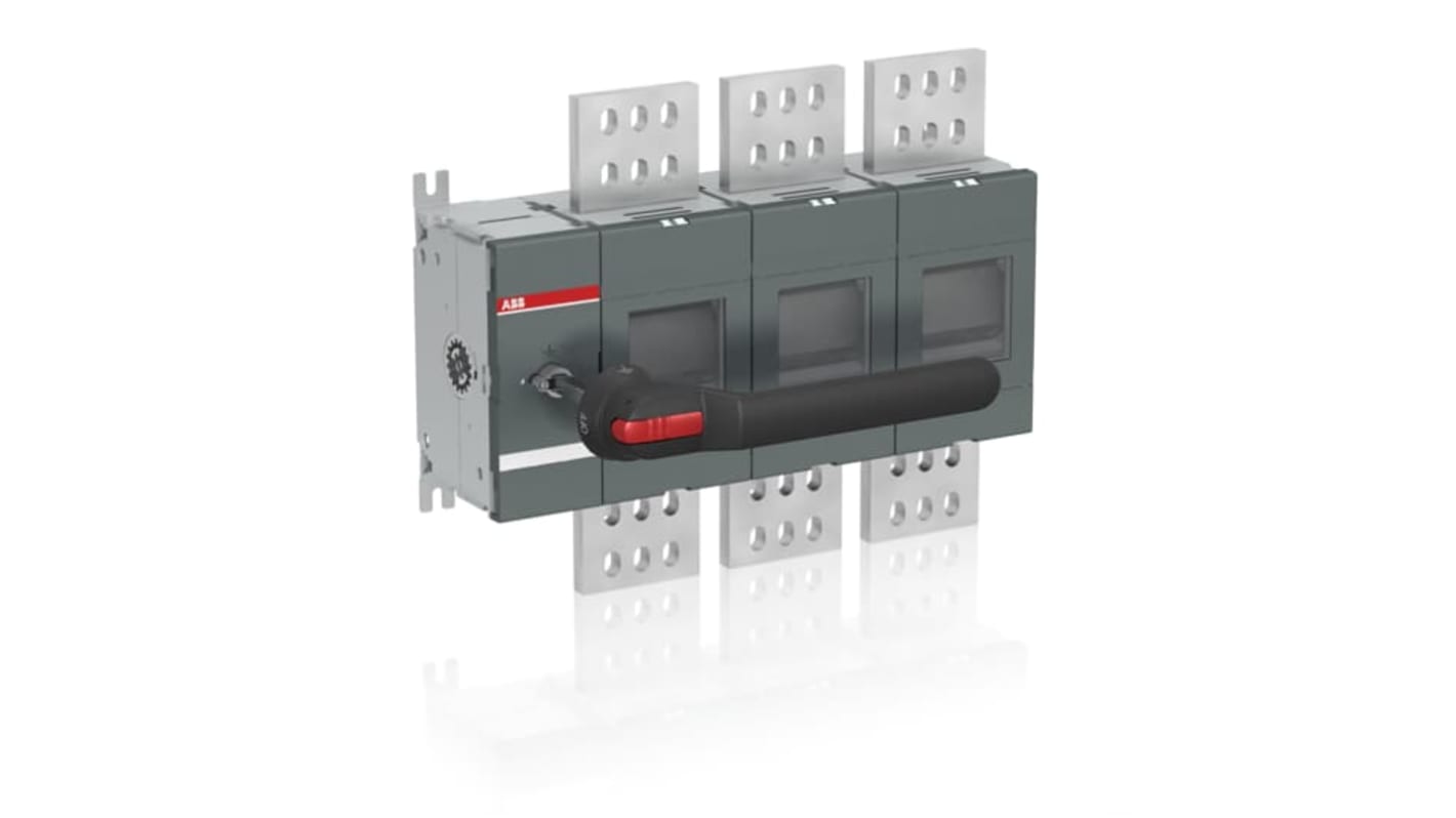 Interruptor seccionador ABB, 2500A, 3 2.5kA Interruptores-seccionadores ac - Manual 1SCA10