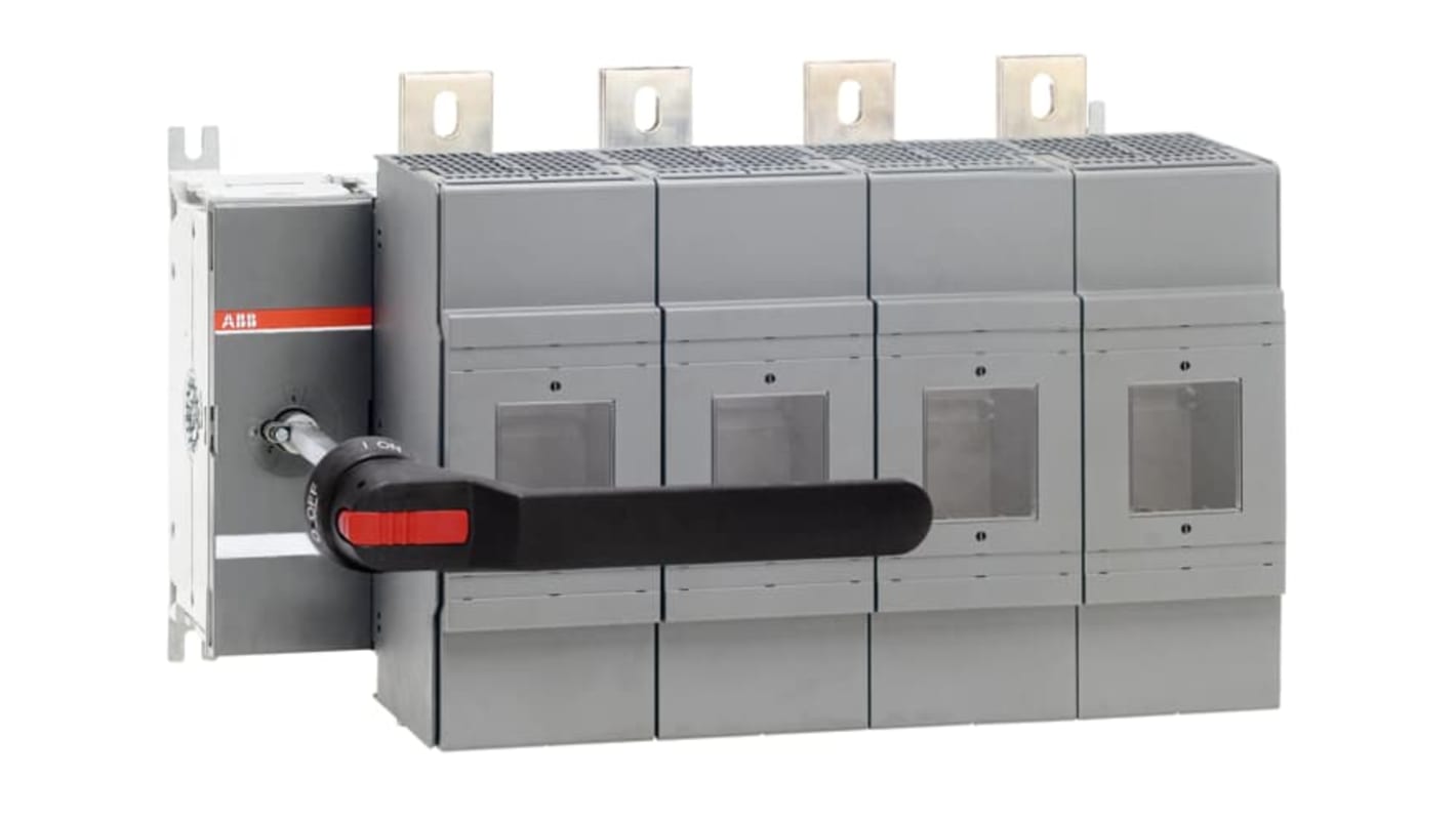 ABB 1250A熔断器式隔离开关, 4极, 最大1250A, D1熔断器