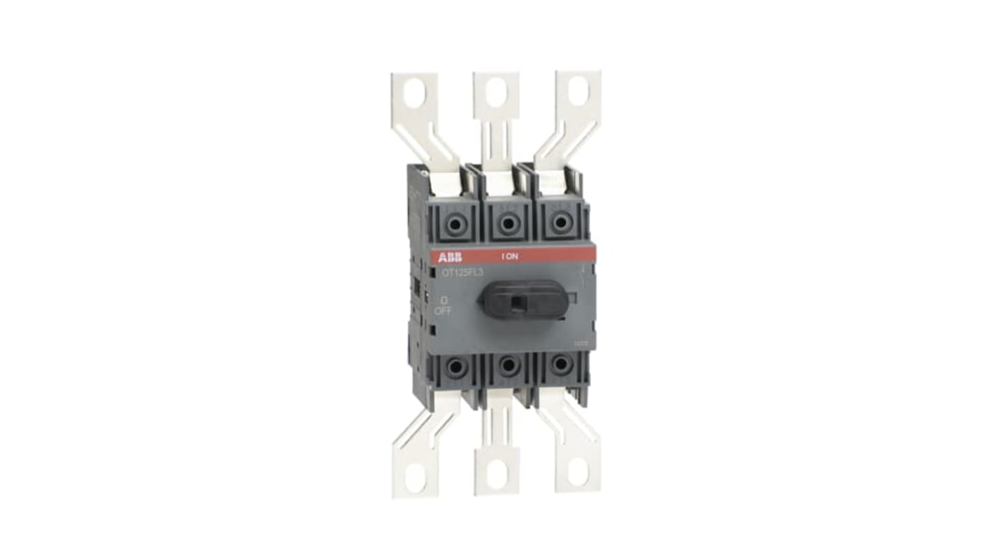 ABB Switch Disconnector, 3 Pole, 125A Max Current, 125A Fuse Current
