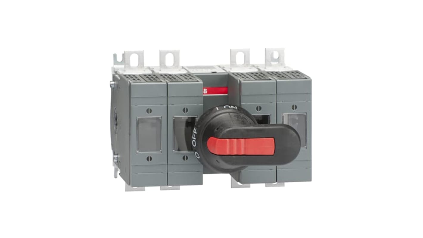 ABB Fuse Switch Disconnector, 4 Pole, 125A Max Current, 125A Fuse Current