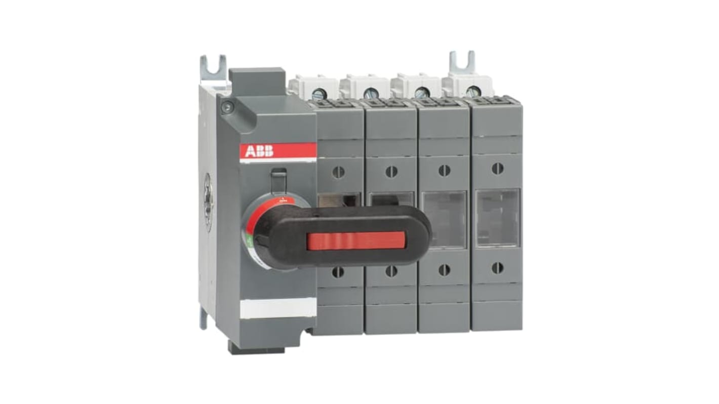 ABB 63A熔断器式隔离开关, 4极, 最大63A, A2-A3熔断器