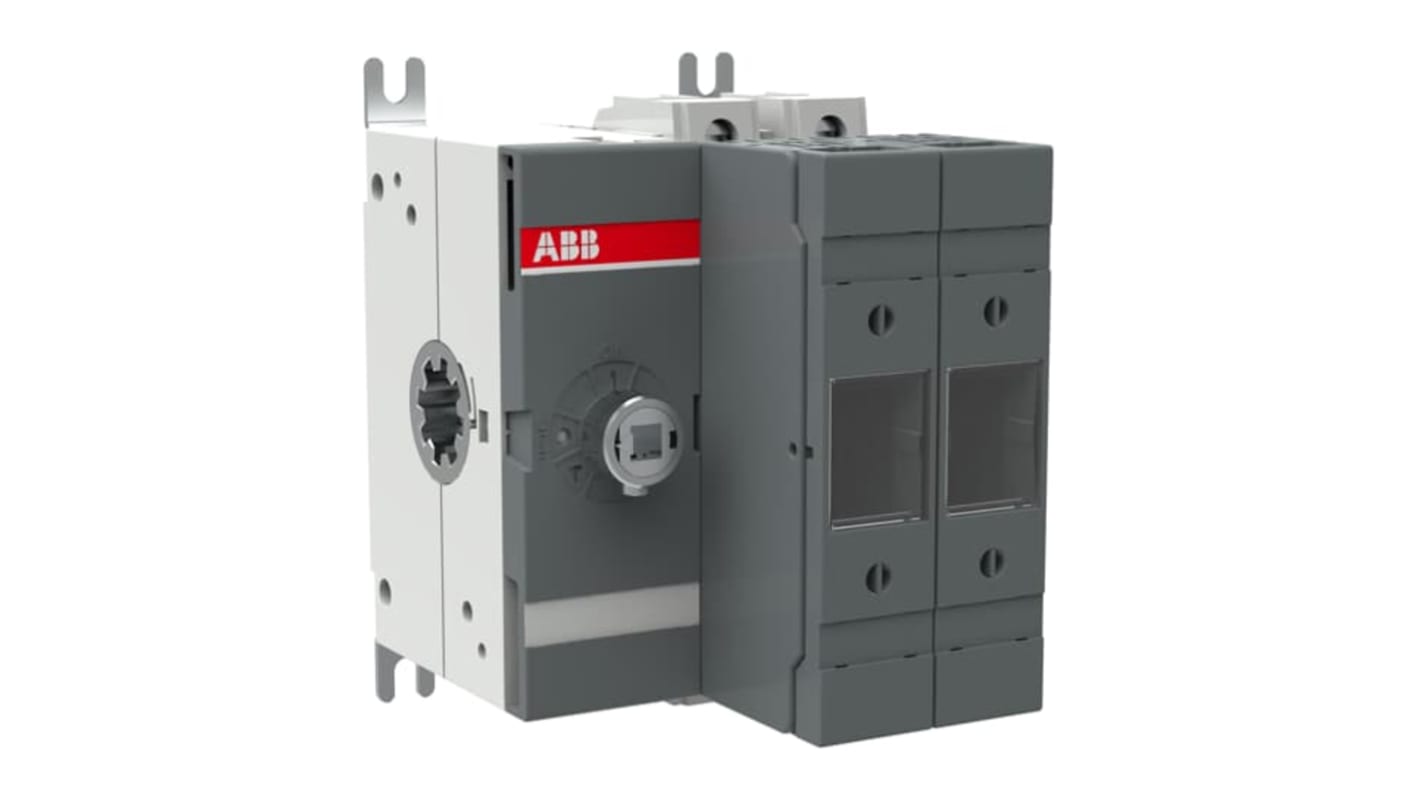 ABB 32A熔断器式隔离开关, 2极, 最大32A, A2-A3熔断器