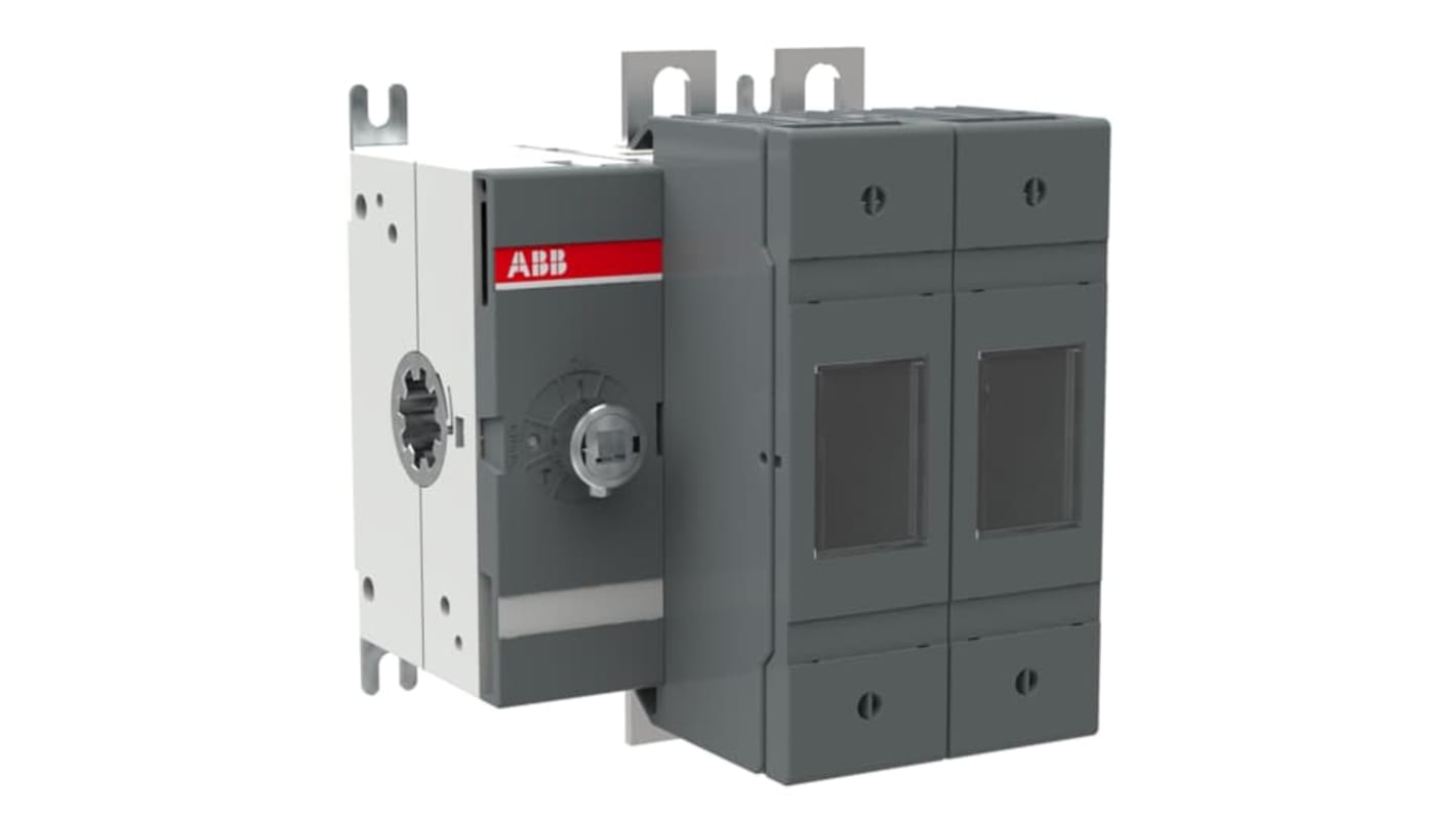 ABB 100A熔断器式隔离开关, 2极, 最大100A, A2-A4熔断器