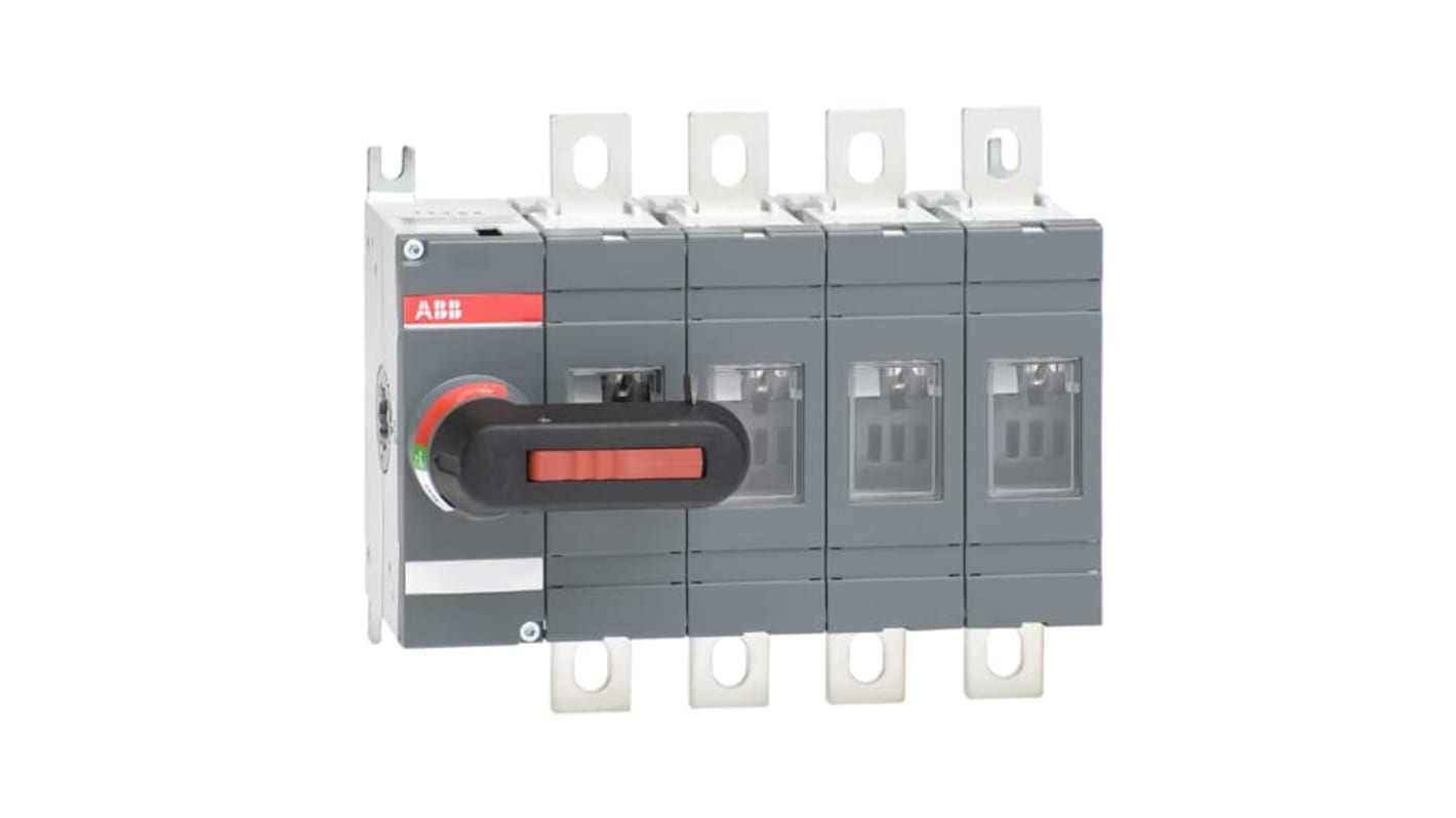 Interruptor seccionador ABB Bastidor cerrado, 160A, 4 200A Interruptores-separadores ac - Manual 1SCA12