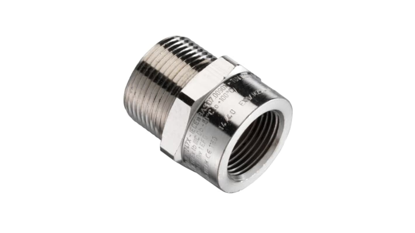 Adattatore per tubo Thomas & Betts 7TCA297130R0262 Glands, Convertitore in Ottone zincato, Metallica, filetto M20, 20mm