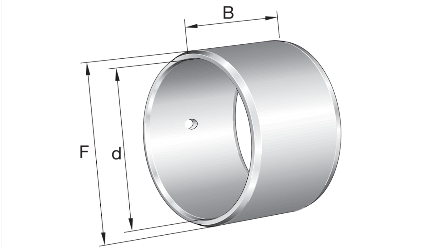 INA Innenring für Rollenlager Typ Zylindrisch, Innen-Ø 15mm / Außen-Ø 20mm, Breite 12mm