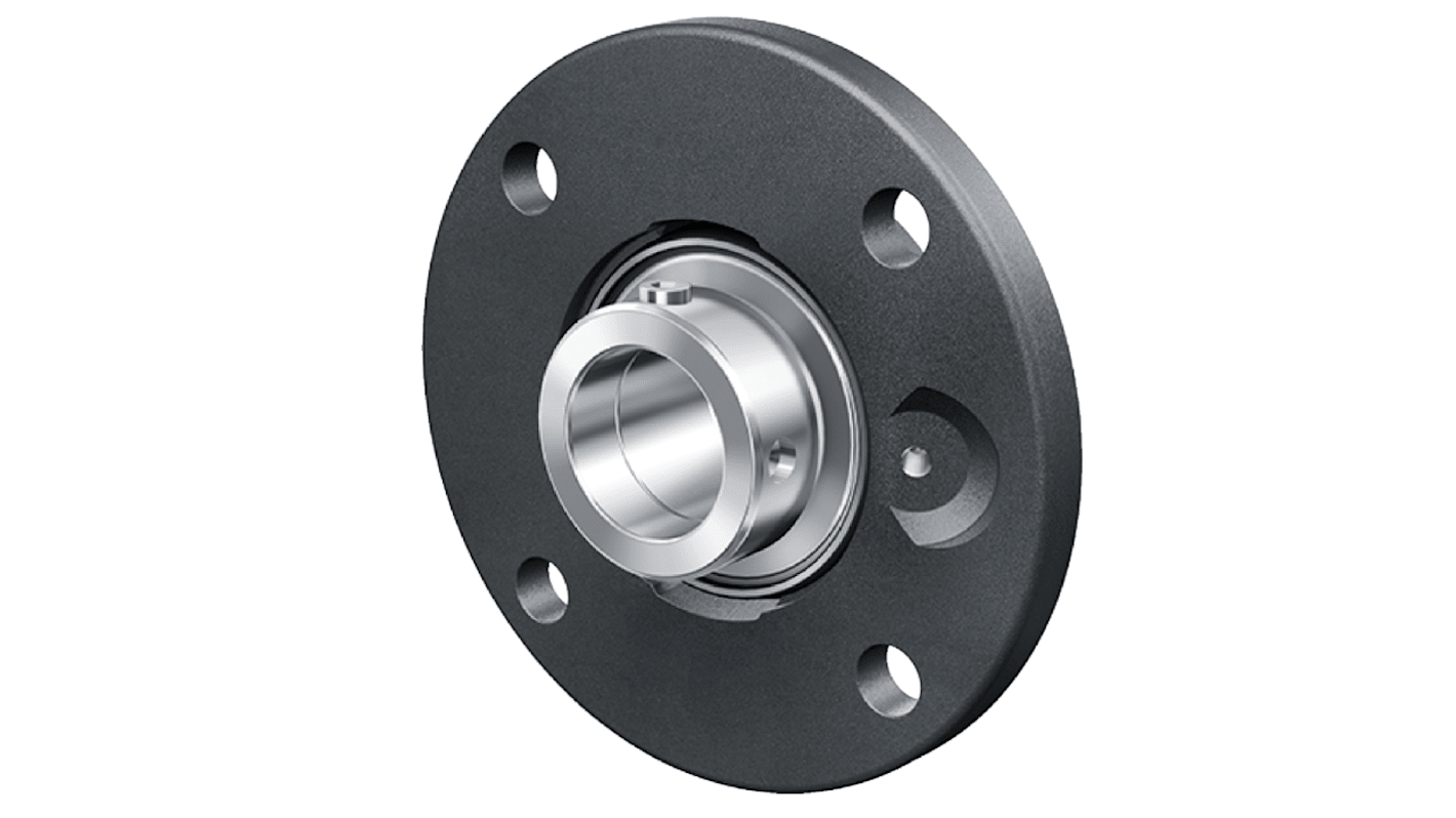 4 Hole Flange Bearing Unit, RMEY60-XL-N, 60mm ID