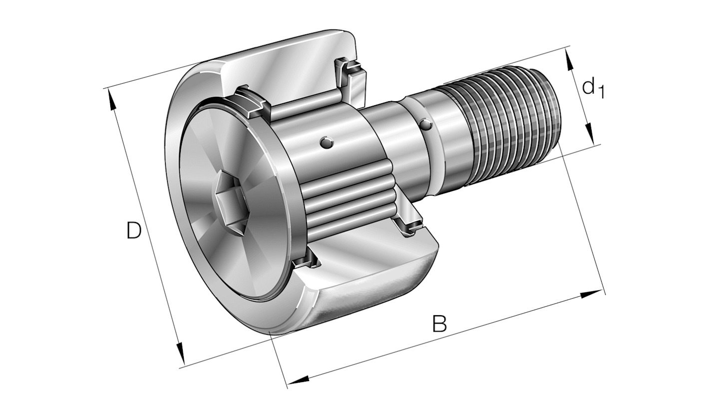 Cuscinetto a rullo INA, Ø 40mm